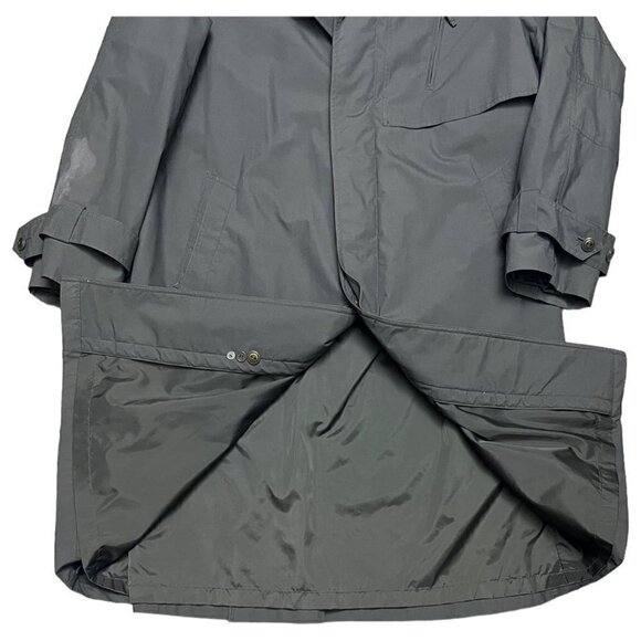 MOORES Vintage 90s Luxury Designer Water Resistant Trench Coat - 44S (XL) - Picture 4 of 6
